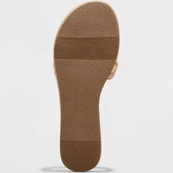 New Women's Universal Thread Shoes Dez Woven Slide Sandals - Picture 4 of 5